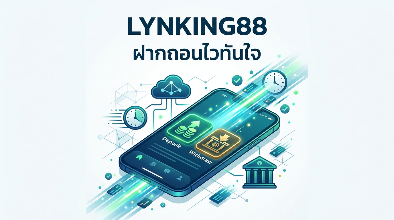 LYNKING88 ฝากถอนไวทันใจ: ประสบการณ์ที่ไม่เหมือนใคร