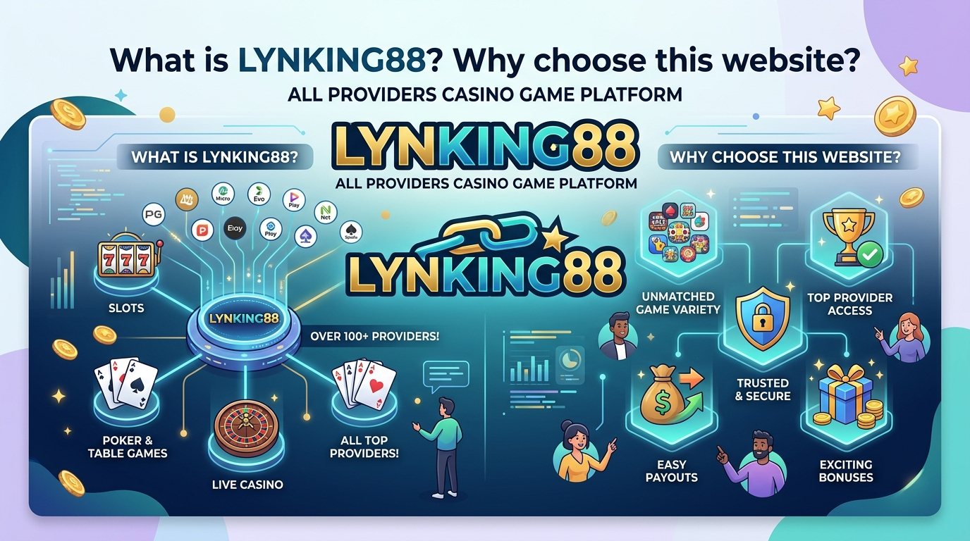 LYNKING88 เกมคาสิโนครบทุกค่าย คืออะไร? ทำไมต้องเลือกเว็บนี้?