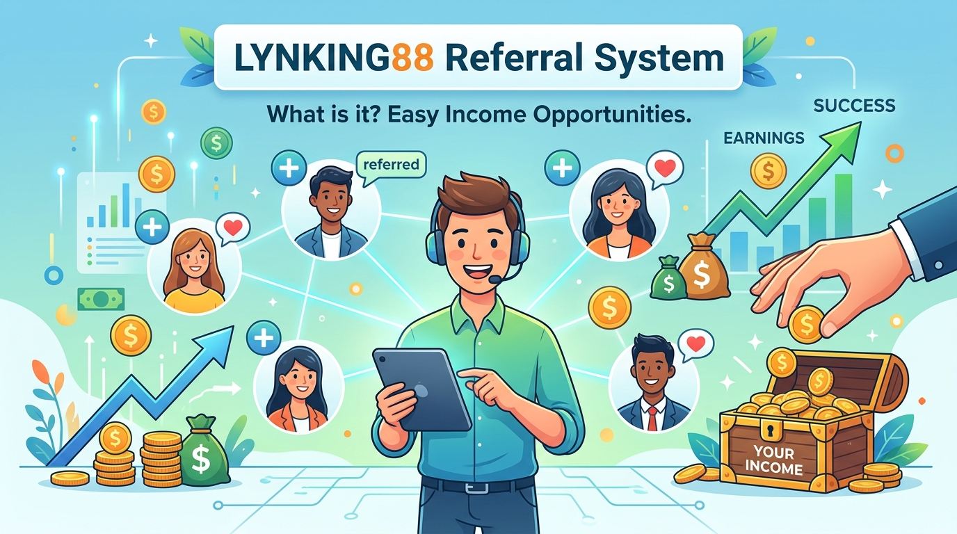 LYNKING88 ระบบแนะนำเพื่อนคืออะไร? โอกาสสร้างรายได้ง่ายๆ