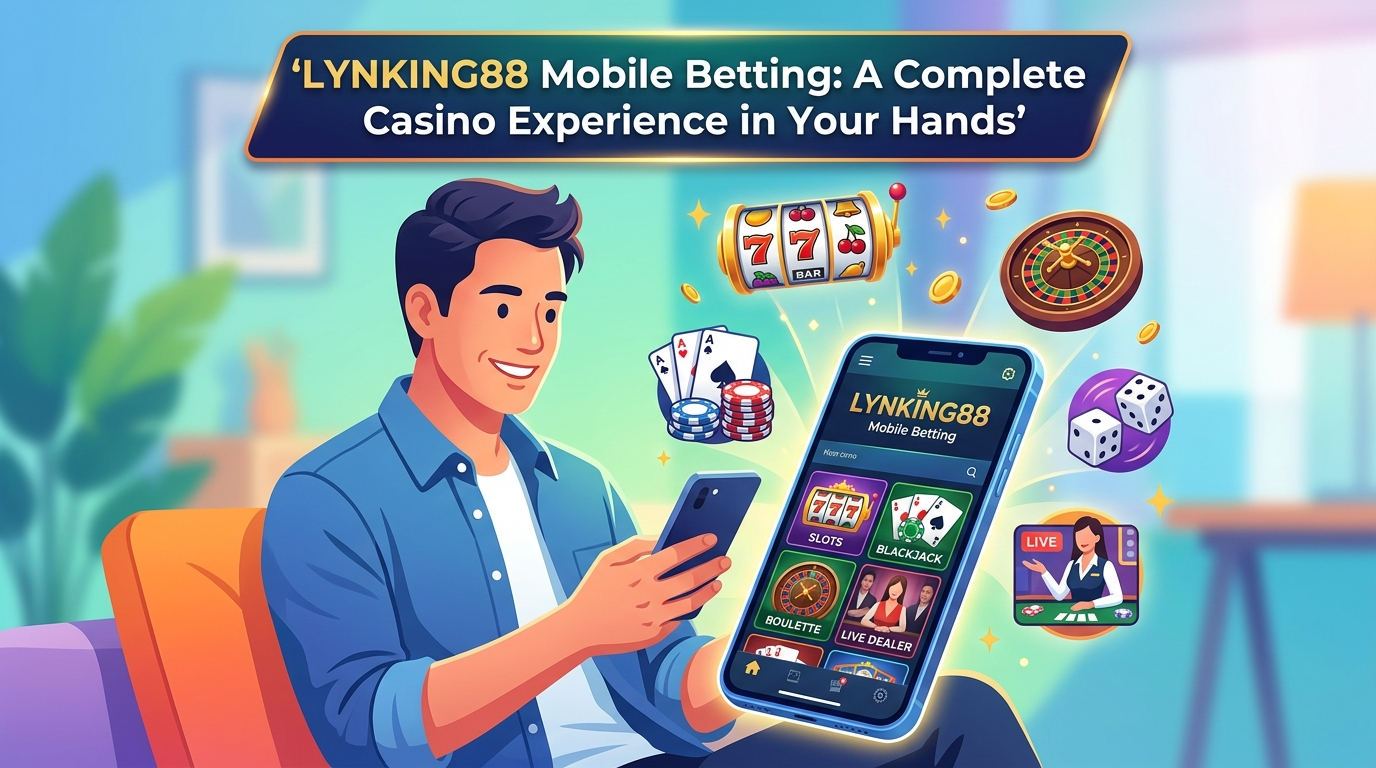 LYNKING88 เล่นพนันผ่านมือถือ: ประสบการณ์คาสิโนครบวงจรในมือคุณ
