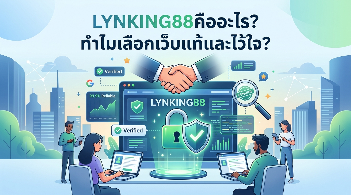 LYNKING88 เว็บแท้เชื่อถือได้ คืออะไร? ทำไมต้องเลือกเว็บแท้และน่าเชื่อถือ?