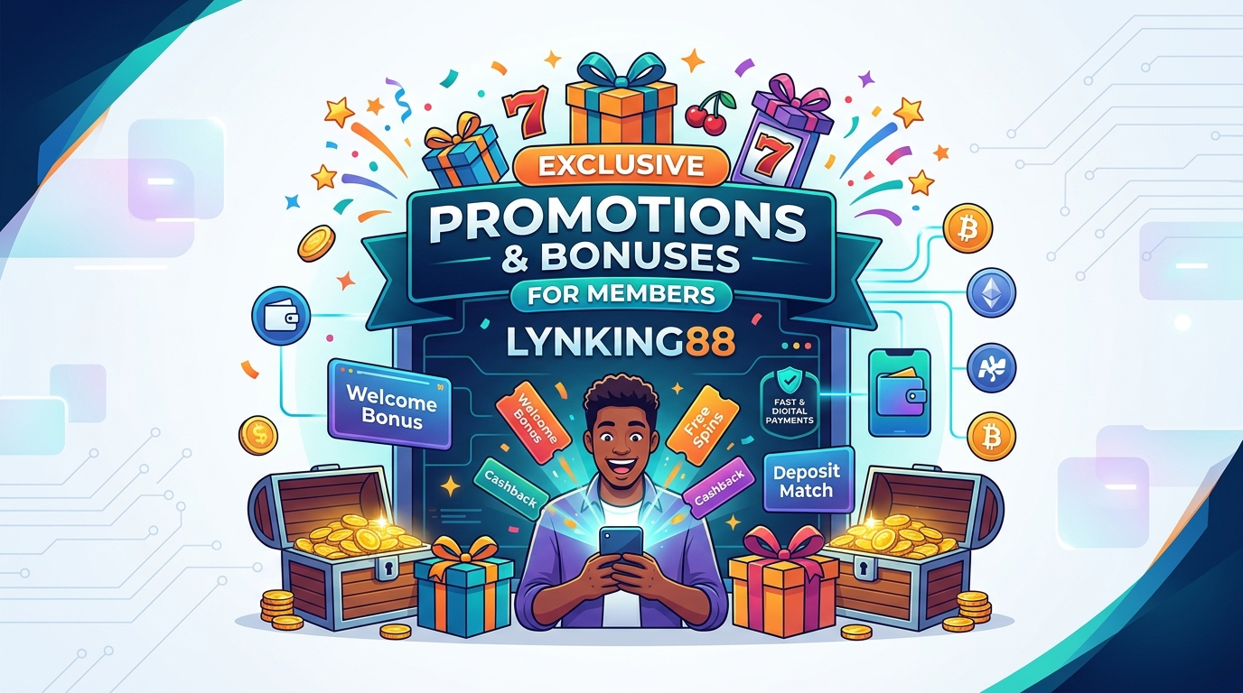 โปรโมชั่นและโบนัสสุดคุ้มสำหรับสมาชิก พนันไม่มีบัญชีธนาคาร LYNKING88