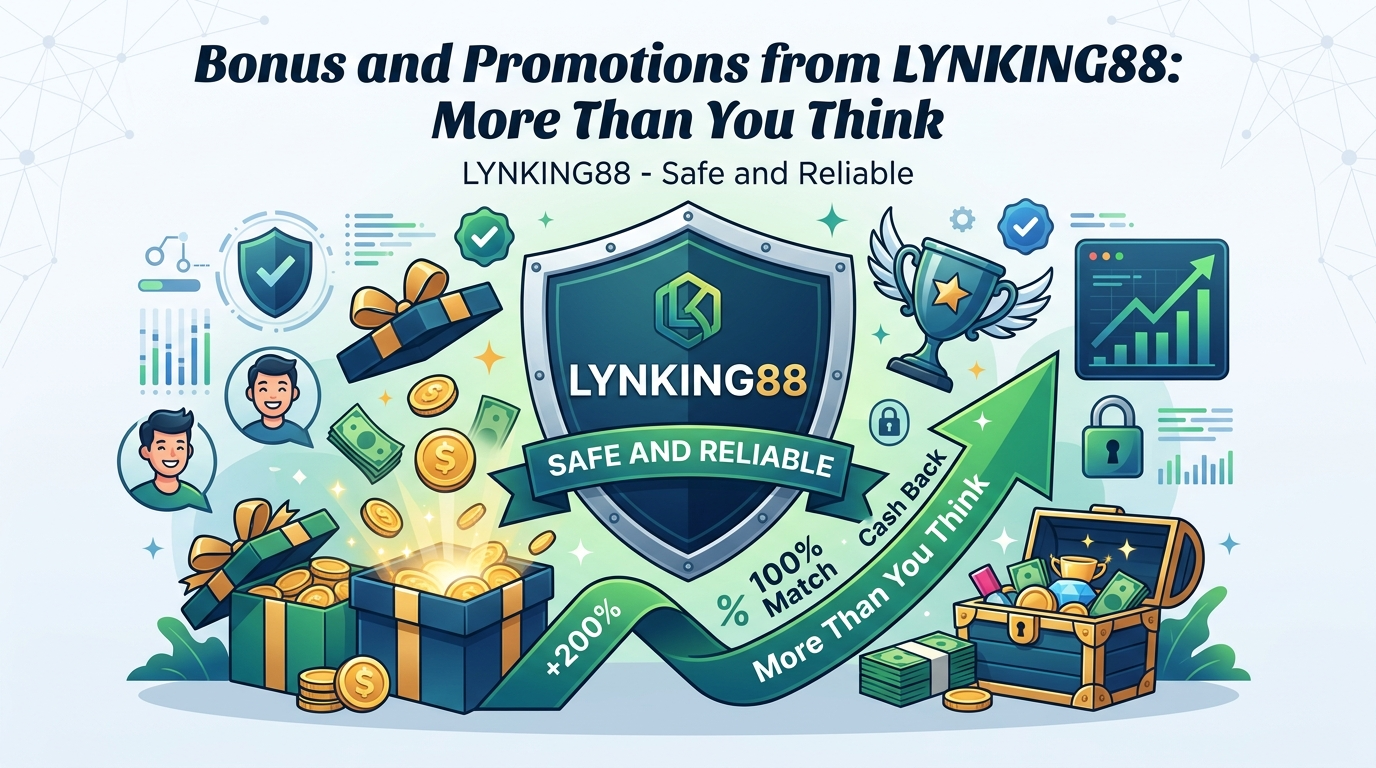โบนัสและโปรโมชั่นสุดคุ้มจาก LYNKING88 ปลอดภัยไม่โกง: มากกว่าที่คุณคิด