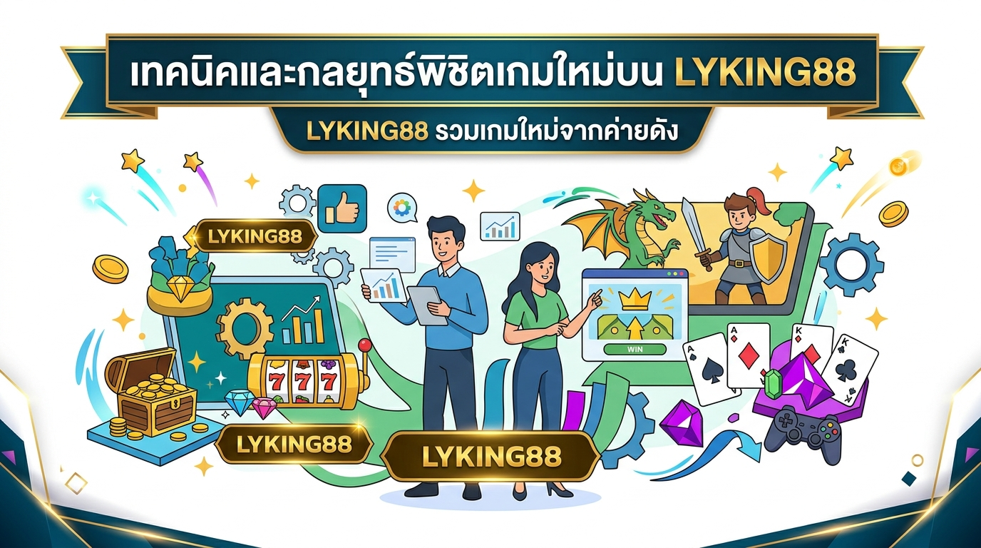 เทคนิคและกลยุทธ์พิชิตเกมใหม่บน LYKING88 รวมเกมใหม่จากค่ายดัง