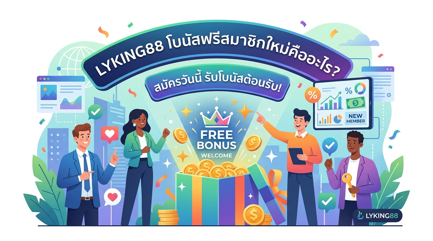 LYKING88 โบนัสฟรีสมาชิกใหม่คืออะไร?