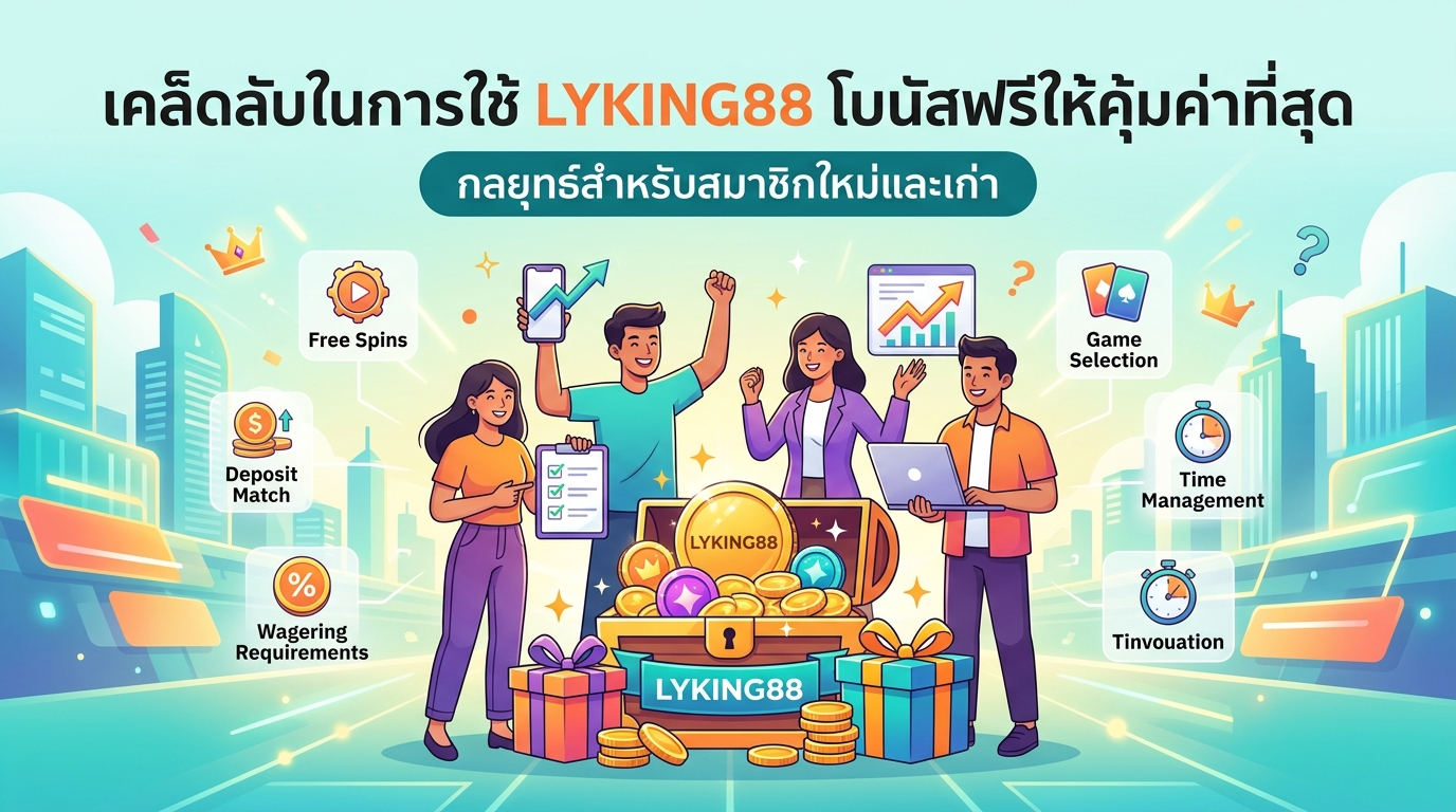 เคล็ดลับในการใช้ LYKING88 โบนัสฟรีให้คุ้มค่าที่สุด
