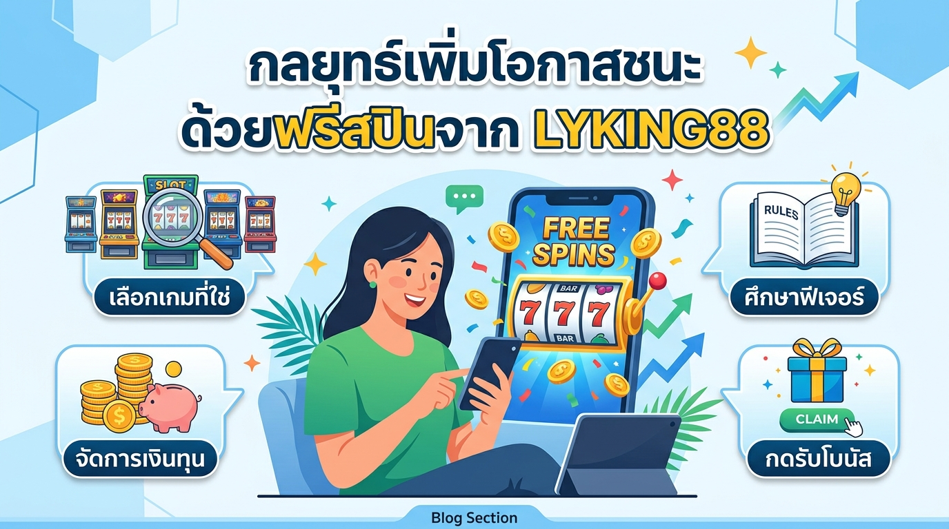กลยุทธ์เพิ่มโอกาสชนะด้วย LYKING88 สปินฟรีสล็อต
