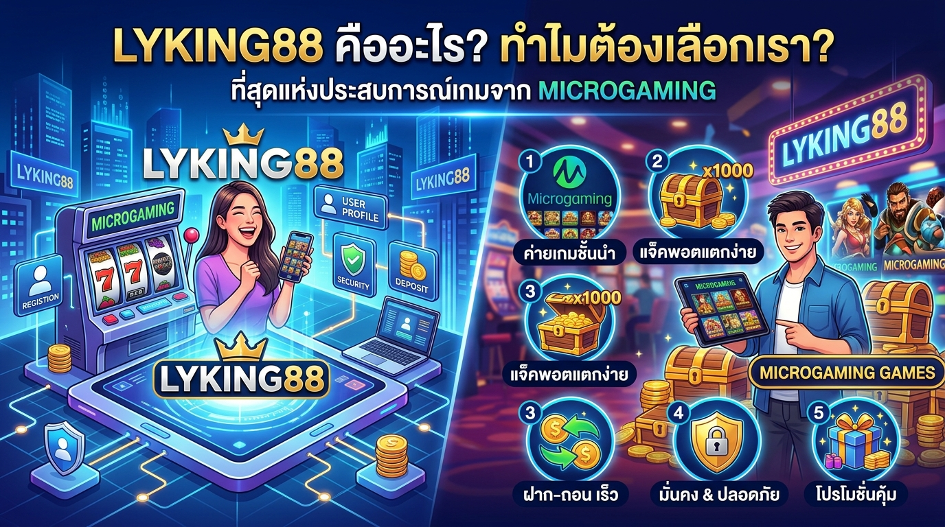 LYKING88 เกมค่าย Microgaming คืออะไร? ทำไมต้องเลือกเรา?