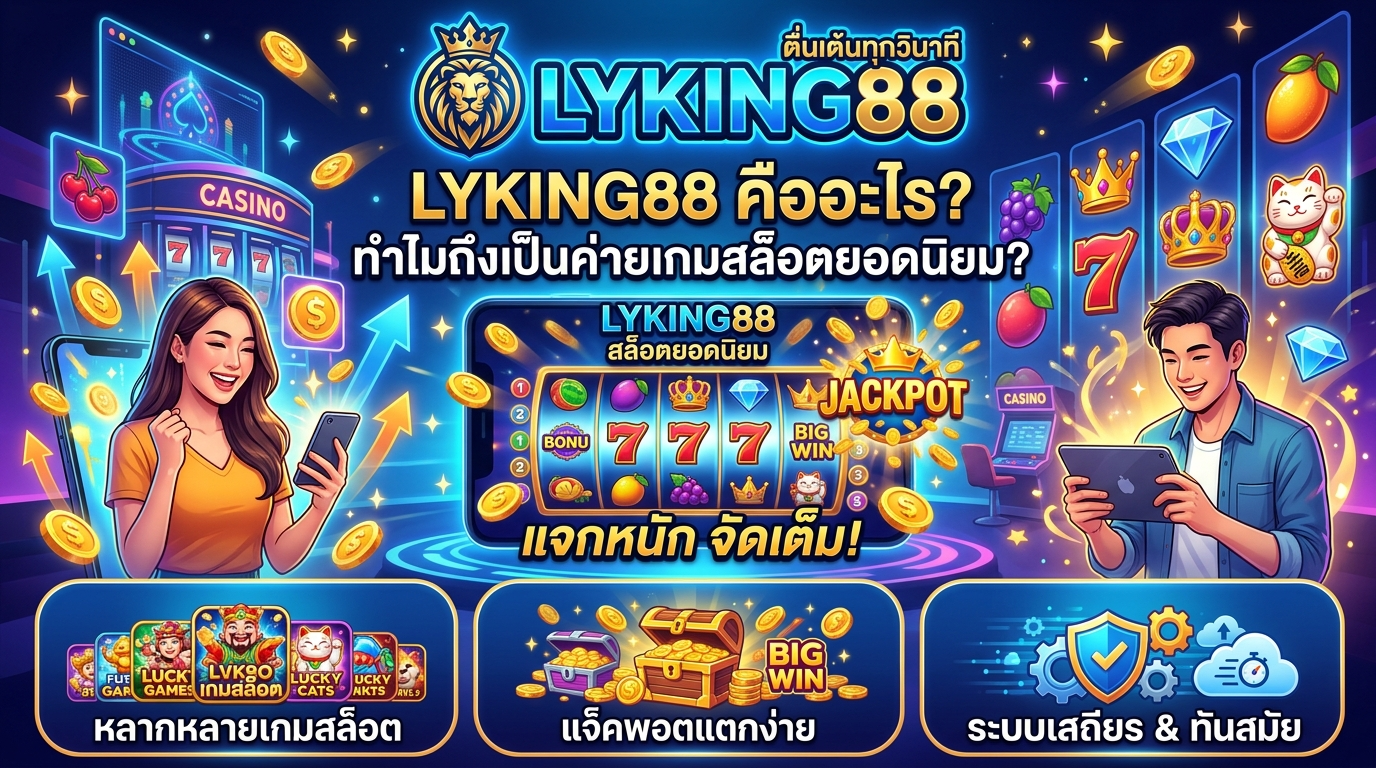 ความปลอดภัยและความน่าเชื่อถือของ LYKING88 เกมสล็อตค่ายดังยอดนิยม