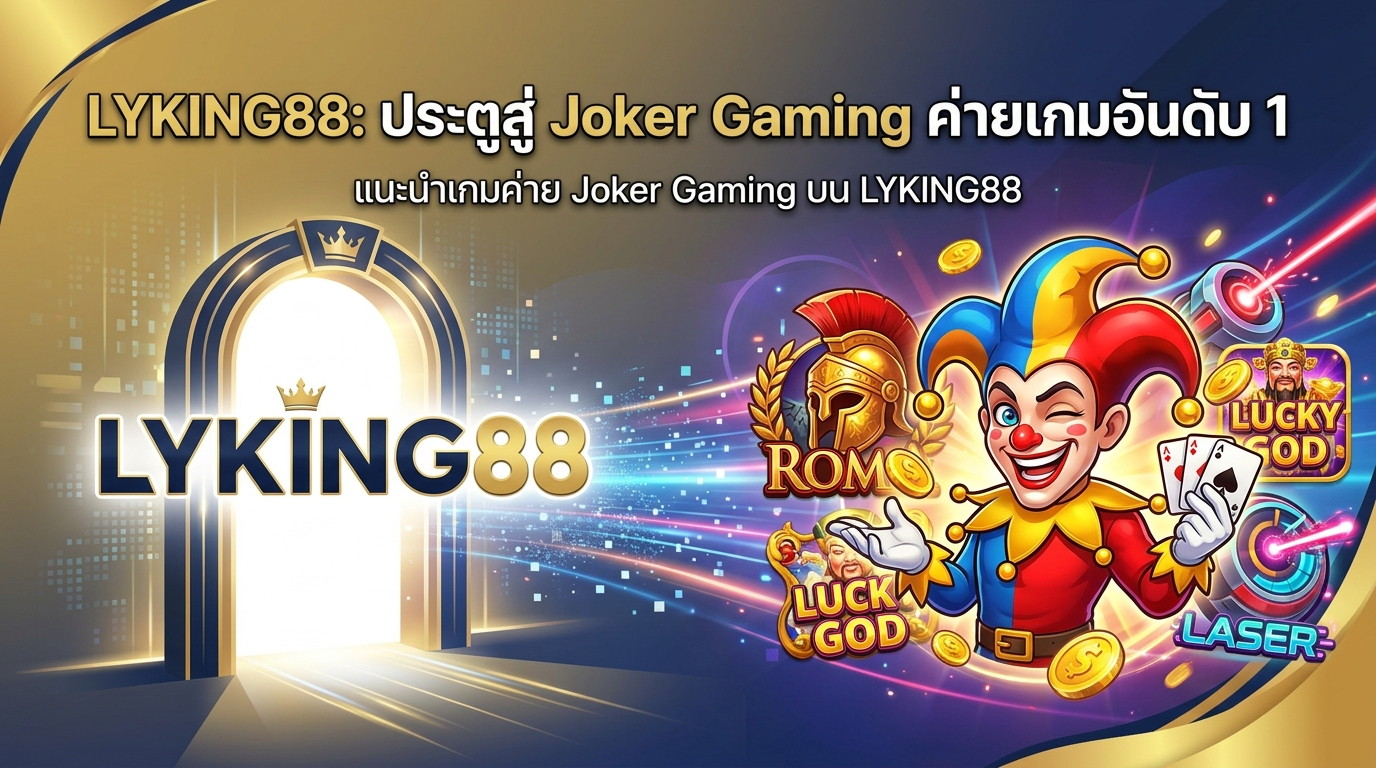 LYKING88 แนะนำเกมค่าย Joker Gaming: ประตูสู่ความสนุก