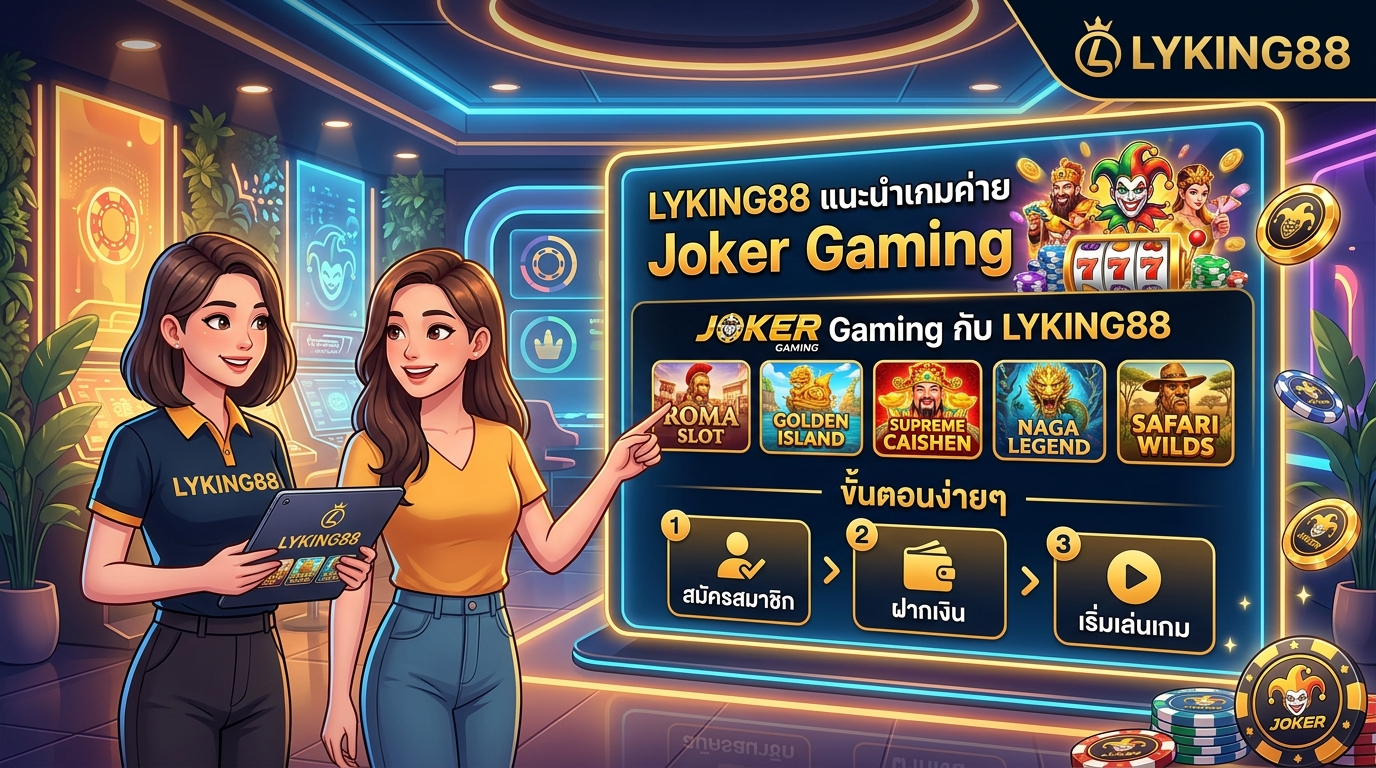LYKING88 แนะนำเกมค่าย Joker Gaming: เริ่มต้นง่ายๆ
